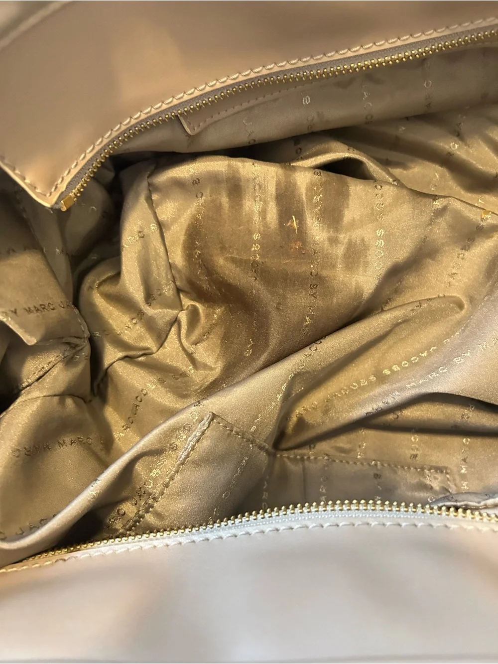 Marc Jacobs Beige Nylon Diaper Bag